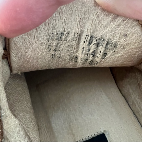 Reaction Kenneth Cole 2 Tone Red/Brown Leather Lace Up Chunky Shoes Size 9.5 M - Picture 11 of 12